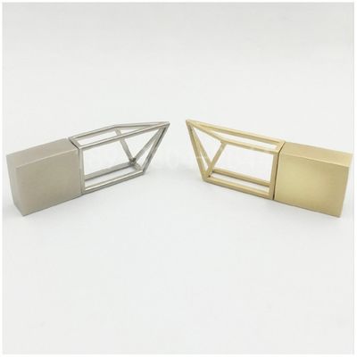 OEM Lazer Baskı Logosu Prizmatik Metal USB Flash Sürücü 2.0 H2 Testini Geçti