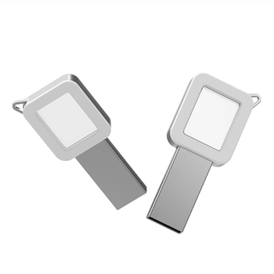 Gravür Logo Metal Kristal Usb Çubuk 2.0 Tam Led Işık Parlak