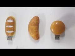 KFC McDonald's şeklindeki hamburger Yapay Gıda Kurumsal Hediye için Özel USB Flash sürücüler