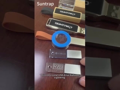 Şişe USB flash sürücüsü içinde boş kristal USB 2.0 ve USB 3 koyabilirsiniz.0